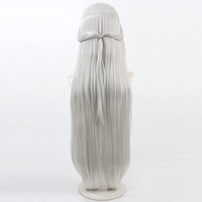Akeboshi Himari Cosplay Wigs Silver White Hair Blue Archive