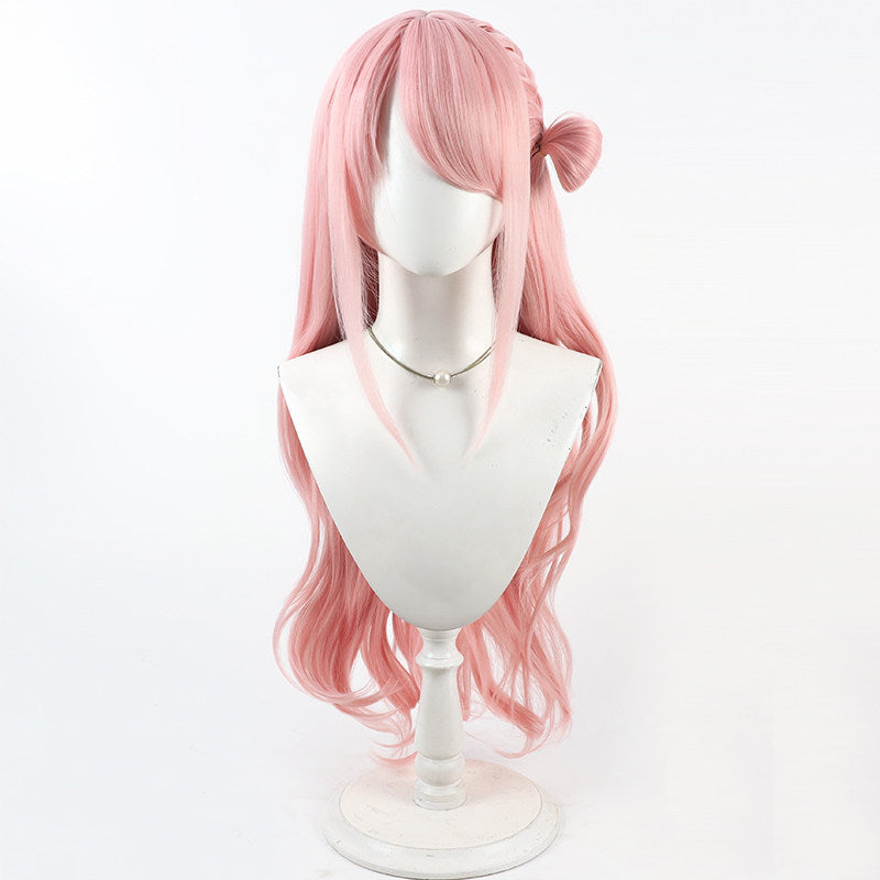 Akiyama Mizuki Cosplay Wigs 5th Anniv Pink Curly Wigs PJSK