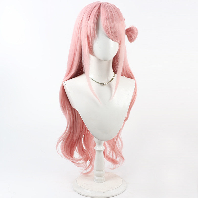 Akiyama Mizuki Cosplay Wigs 5th Anniv Pink Curly Wigs PJSK