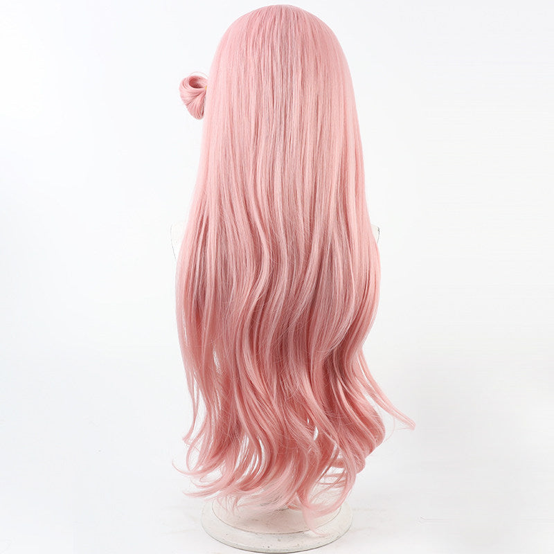 Akiyama Mizuki Cosplay Wigs 5th Anniv Pink Curly Wigs PJSK