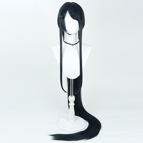 Alice Blue Archive Cosplay Wigs Dark Blue Ponytail Wigs
