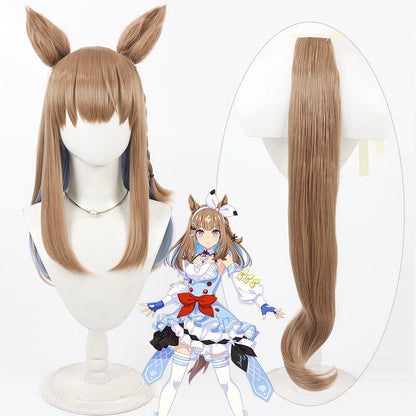 Almond Eye Cosplay Wigs Pretty Derby Matching Ears Tail