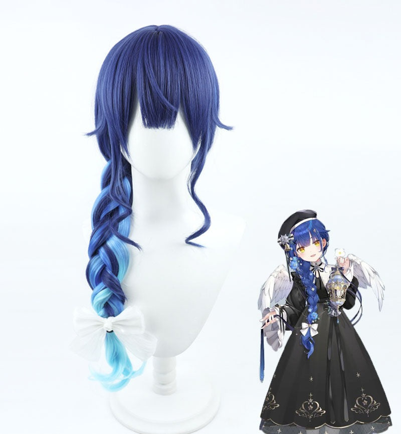 Amamiya Kokoro Cosplay Wigs NIJISANJI VTuber Military Xmas Outfit