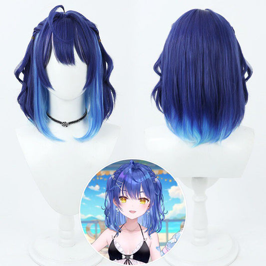 Amamiya Kokoro Cosplay Wigs NIJISANJI VTuber Swimwear Style