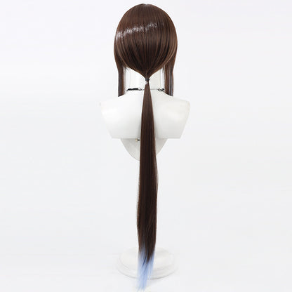 Amiya Cosplay Wigs Brown Gradient Animal Ears Arknights