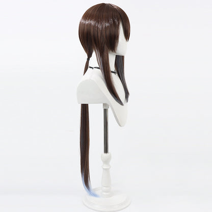 Amiya Cosplay Wigs Brown Gradient Animal Ears Arknights