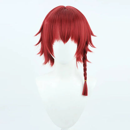 Anime Blue Lock Cosplay Wigs Ranze Kurona Wine Red Wigs