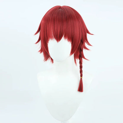 Anime Blue Lock Cosplay Wigs Ranze Kurona Wine Red Wigs