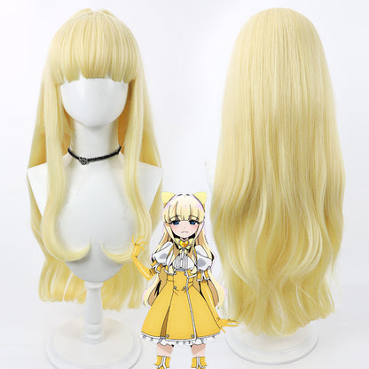 Anime Cosplay Wigs Anime Kaoruko Tenkawa  Yellow Wigs