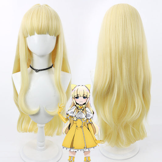 Anime Cosplay Wigs Anime Kaoruko Tenkawa  Yellow Wigs