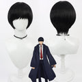 Anime Cosplay Wigs Anime Mash Burnedead Mashle: Magic and Muscles Black Wigs