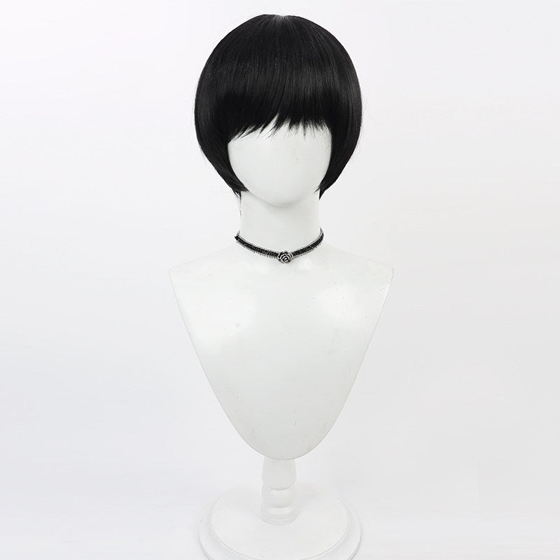 Anime Cosplay Wigs Anime Mash Burnedead Mashle: Magic and Muscles Black Wigs