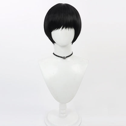 Anime Cosplay Wigs Anime Mash Burnedead Mashle: Magic and Muscles Black Wigs