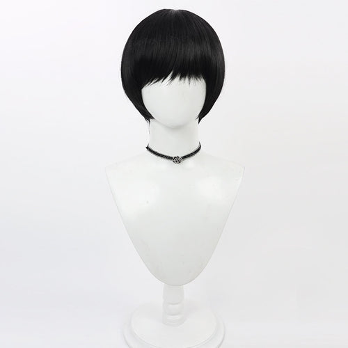 Anime Cosplay Wigs Anime Mash Burnedead Mashle: Magic and Muscles Black Wigs