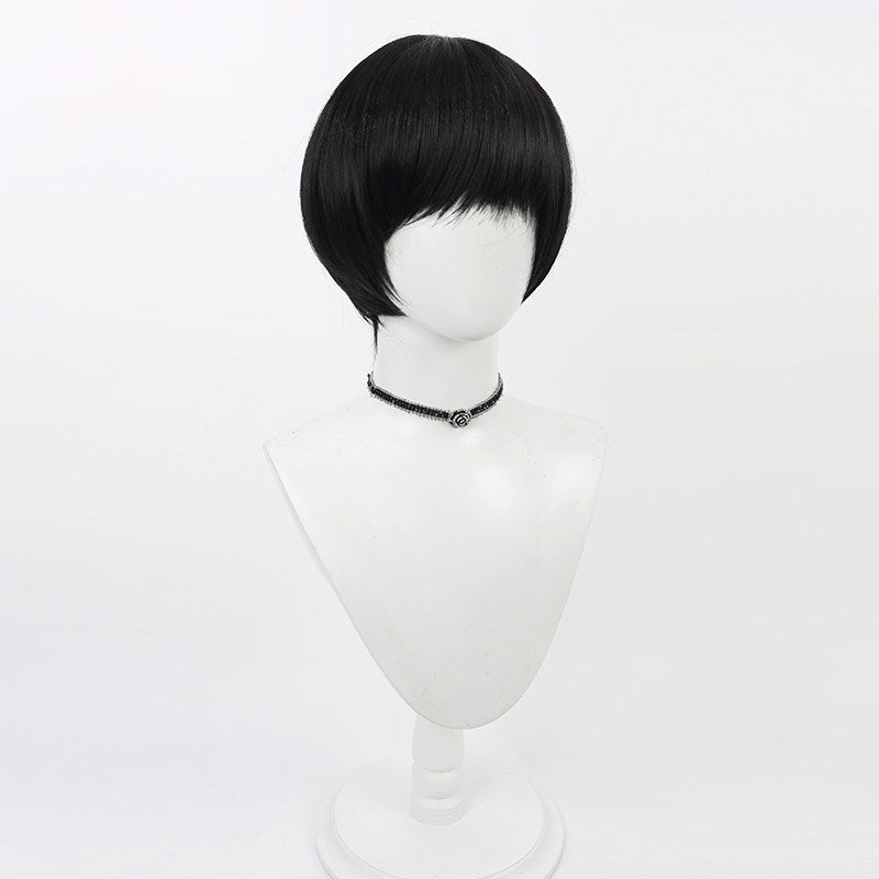 Anime Cosplay Wigs Anime Mash Burnedead Mashle: Magic and Muscles Black Wigs
