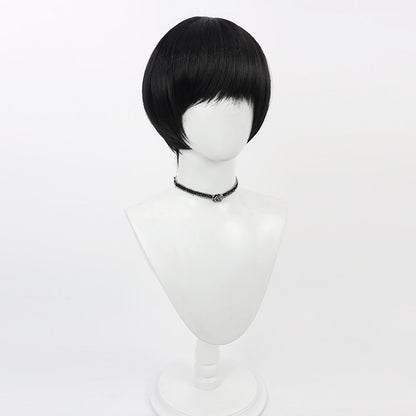 Anime Cosplay Wigs Anime Mash Burnedead Mashle: Magic and Muscles Black Wigs