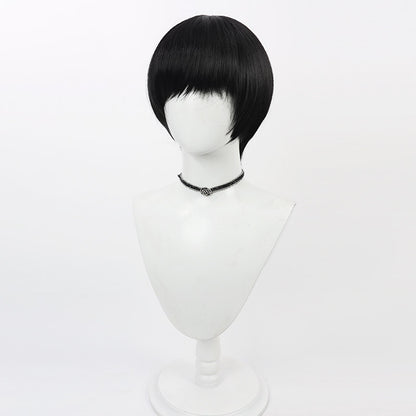 Anime Cosplay Wigs Anime Mash Burnedead Mashle: Magic and Muscles Black Wigs