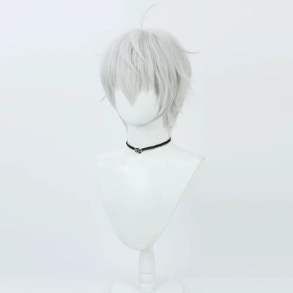 Anime Cosplay Wigs Blue Lock Seishiro Nagi Silver Wigs