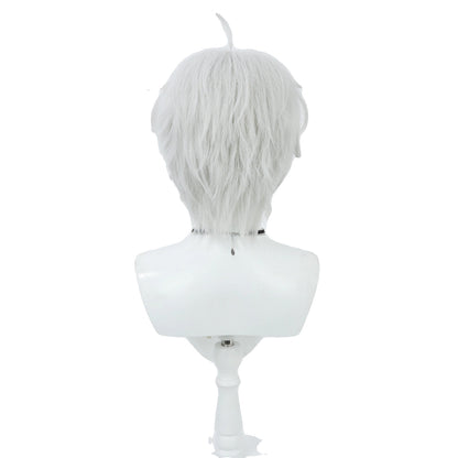 Anime Cosplay Wigs Blue Lock Seishiro Nagi Silver Wigs