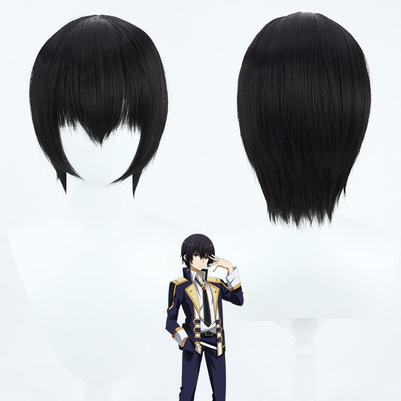 Anime Cosplay Wigs Cid Kageno The Eminence in Shadow Black Wigs