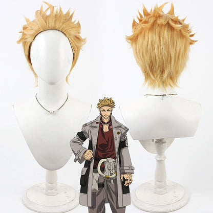 Anime Cosplay Wigs Gachiakuta Enjin Golden Wigs