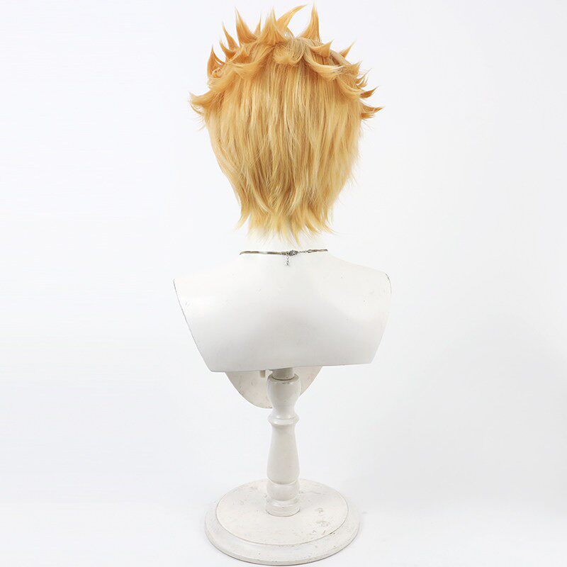 Anime Cosplay Wigs Gachiakuta Enjin Golden Wigs