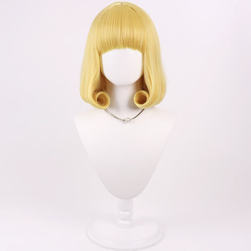 Anime Cosplay Wigs Hana Kurusu Golden Curly Wigs Jujutsu Kaisen