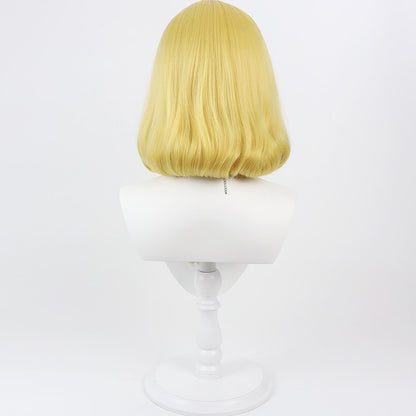 Anime Cosplay Wigs Hana Kurusu Golden Curly Wigs Jujutsu Kaisen