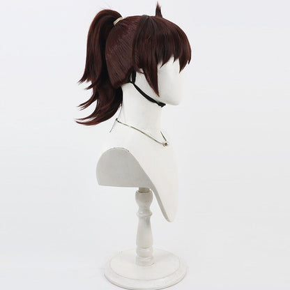 Anime Cosplay Wigs Hansuke Doi Ninjaboy Rantaro Dark Brown Wigs