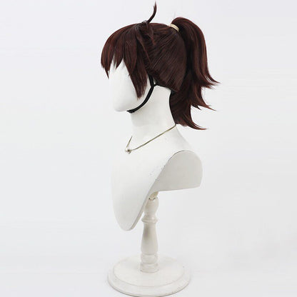 Anime Cosplay Wigs Hansuke Doi Ninjaboy Rantaro Dark Brown Wigs