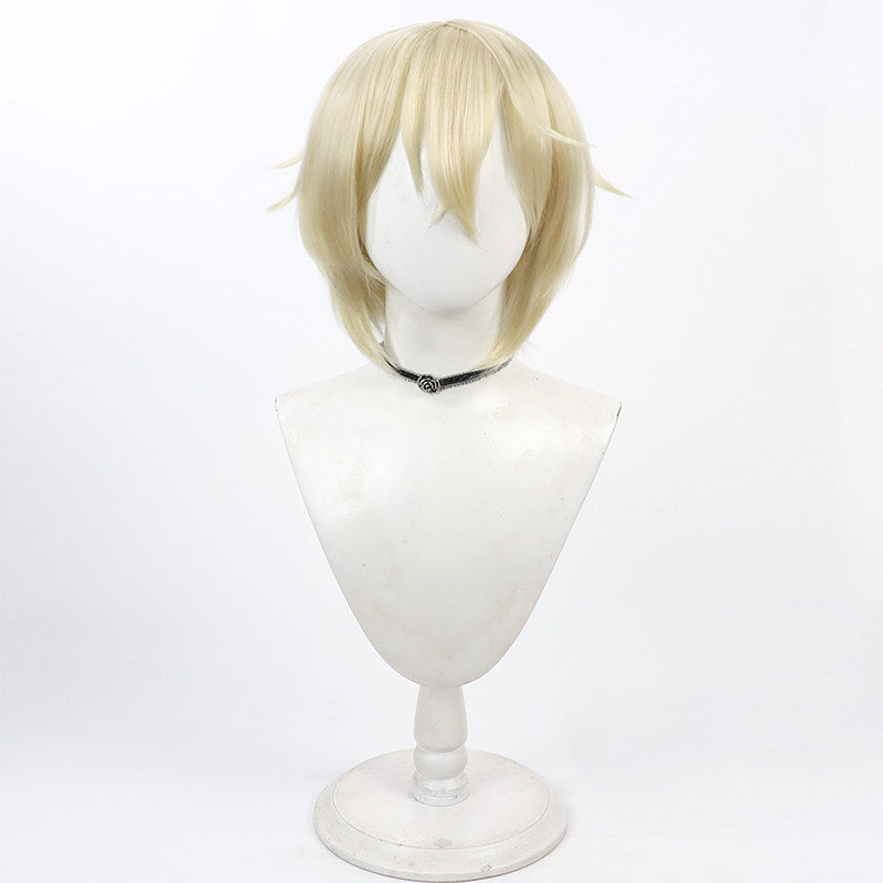 Anime Cosplay Wigs Higekiri Touken Ranbu Online Light Blue Wigs