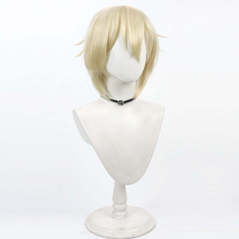 Anime Cosplay Wigs Higekiri Touken Ranbu Online Light Blue Wigs