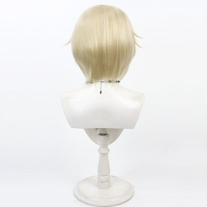 Anime Cosplay Wigs Higekiri Touken Ranbu Online Light Blue Wigs