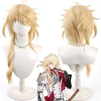 Anime Cosplay Wigs Ichimonji Norimune Yellow Wigs Touken Ranbu Online