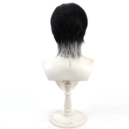 Anime Cosplay Wigs Inaba Gou Black Gradient Fluffy Wig Touken Ranbu Online