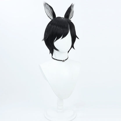 Anime Cosplay Wigs Izutsumi Black Wigs Delicious in Dungeon