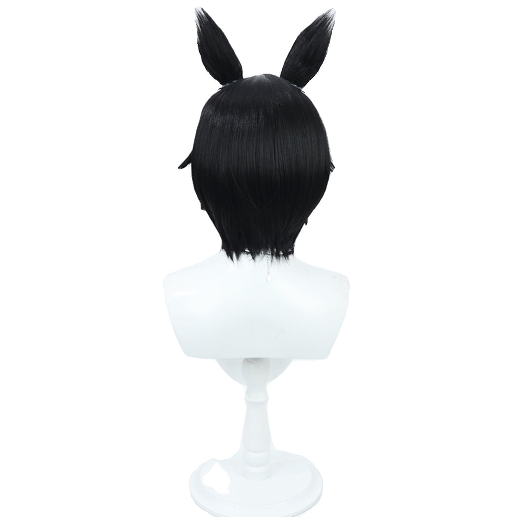 Anime Cosplay Wigs Izutsumi Black Wigs Delicious in Dungeon