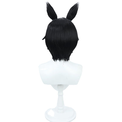 Anime Cosplay Wigs Izutsumi Black Wigs Delicious in Dungeon
