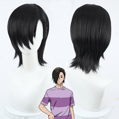 Anime Cosplay Wigs Junpei Yoshino Black Wigs Jujutsu Kaisen