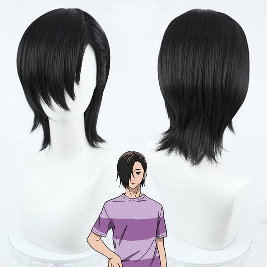 Anime Cosplay Wigs Junpei Yoshino Black Wigs Jujutsu Kaisen