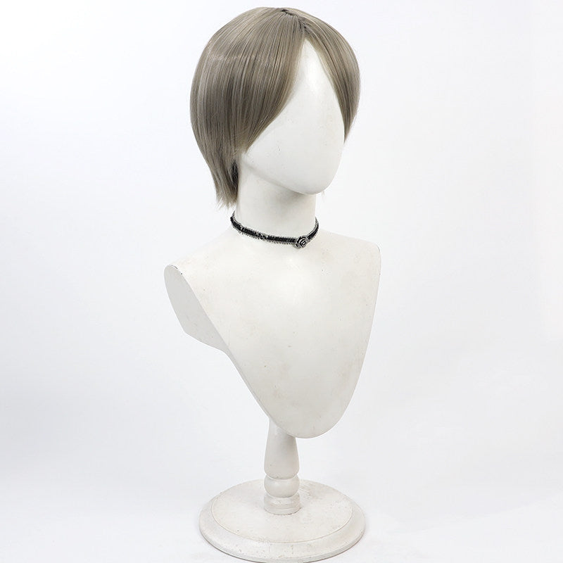 Anime Cosplay Wigs Mashle: Magic and Muscles Answer Shinri Dark Grey Wigs