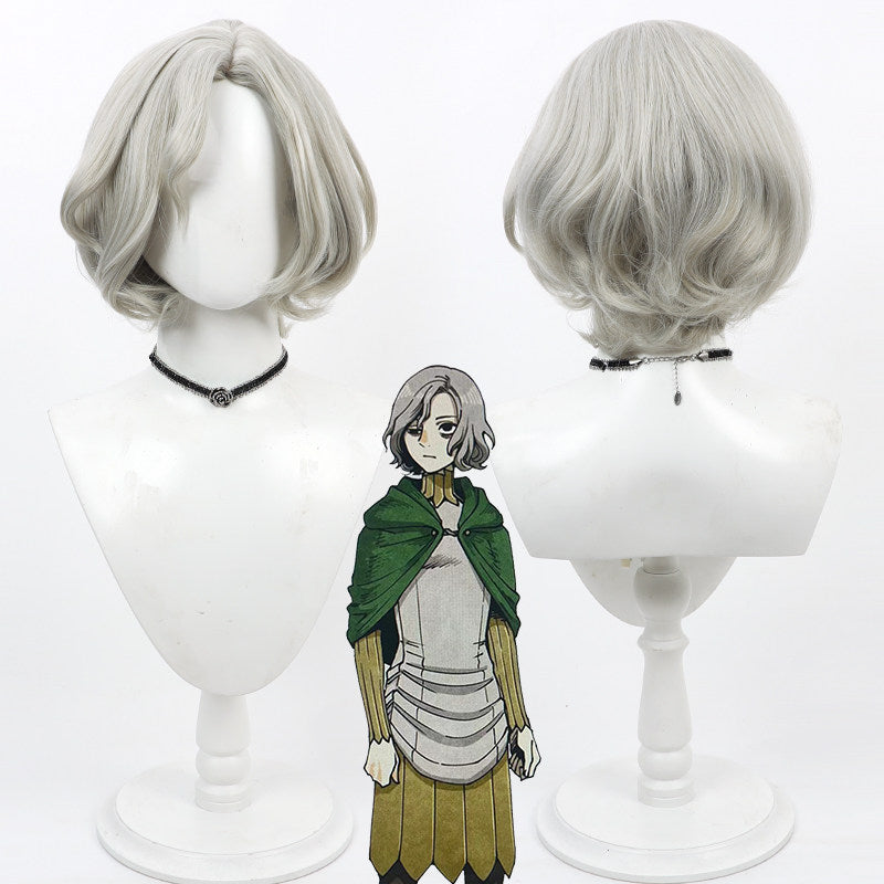 Anime Cosplay Wigs Mithrun Grey Wigs Delicious in Dungeon
