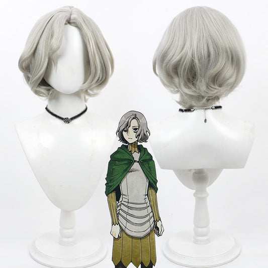 Anime Cosplay Wigs Mithrun Grey Wigs Delicious in Dungeon