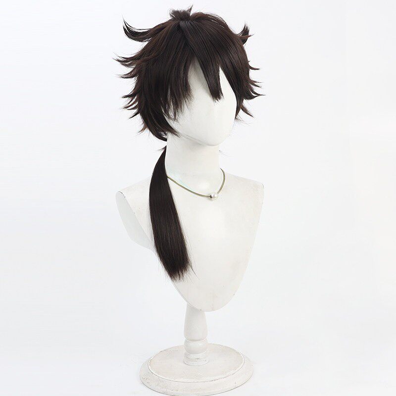 Anime Cosplay Wigs Mutsunokami Yoshiyuki Brown Wigs Touken Ranbu Online