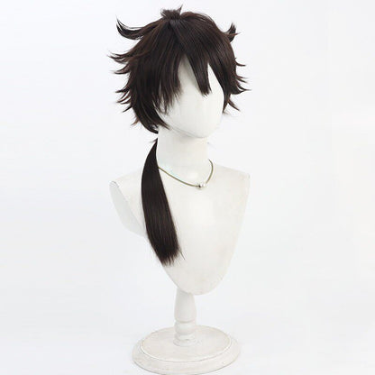 Anime Cosplay Wigs Mutsunokami Yoshiyuki Brown Wigs Touken Ranbu Online