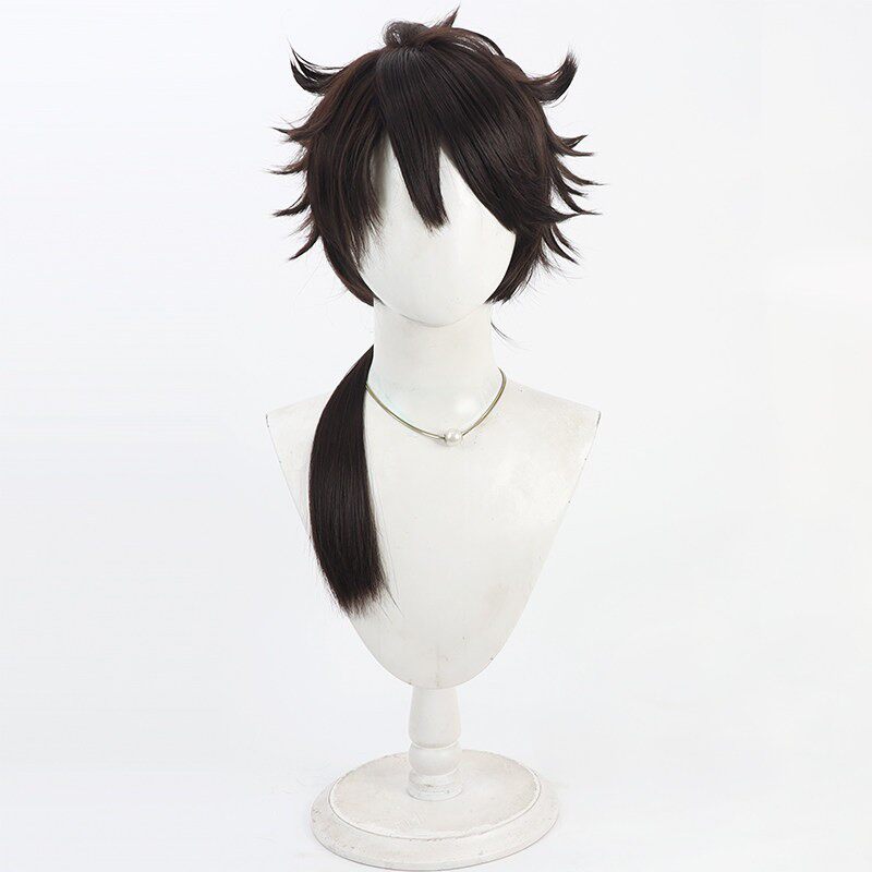 Anime Cosplay Wigs Mutsunokami Yoshiyuki Brown Wigs Touken Ranbu Online