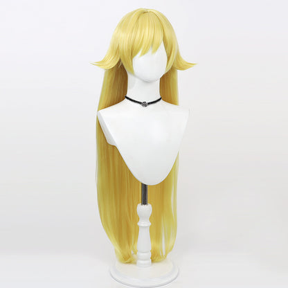 Anime Cosplay Wigs Nisemonogatari Shinobu Oshino Yellow Wigs