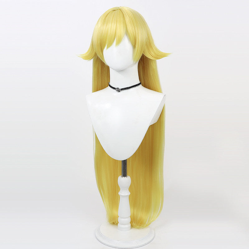 Anime Cosplay Wigs Nisemonogatari Shinobu Oshino Yellow Wigs