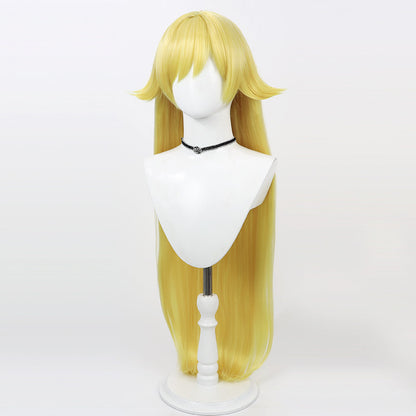 Anime Cosplay Wigs Nisemonogatari Shinobu Oshino Yellow Wigs