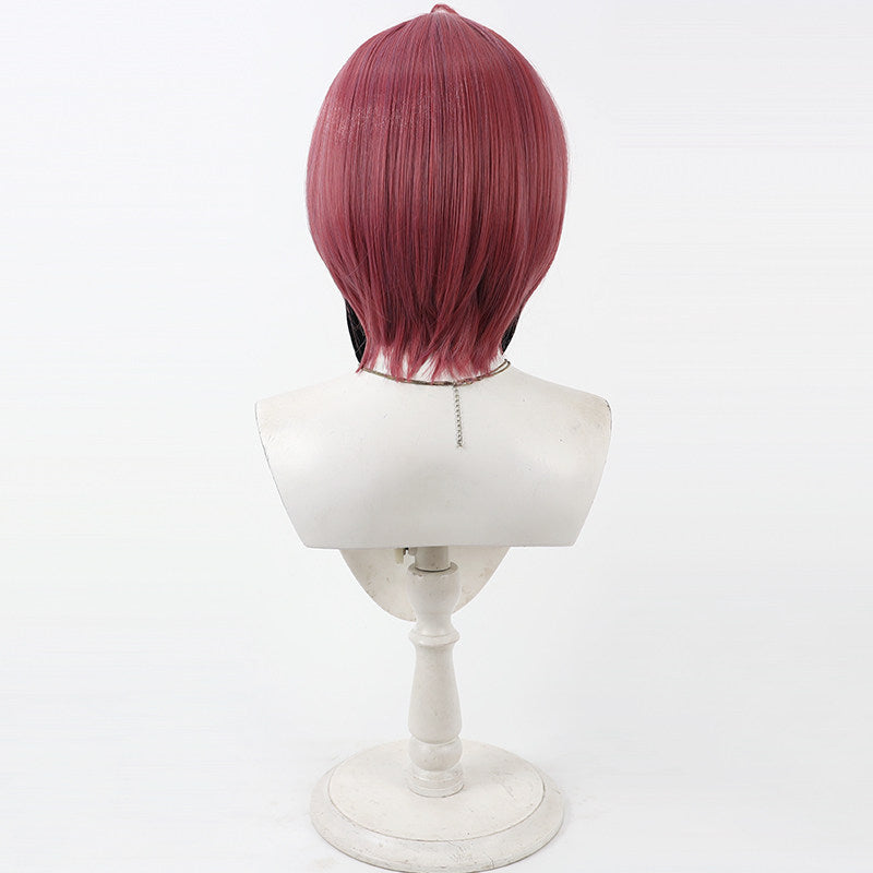Anime Cosplay Wigs Omokage Wine Red Gradient Wigs Touken Ranbu Online